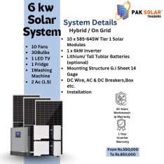 6kw solar system