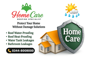 Home Care Roofing Specialist in karachi