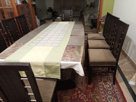 Heavy duty Dinning set for a family of 8 people