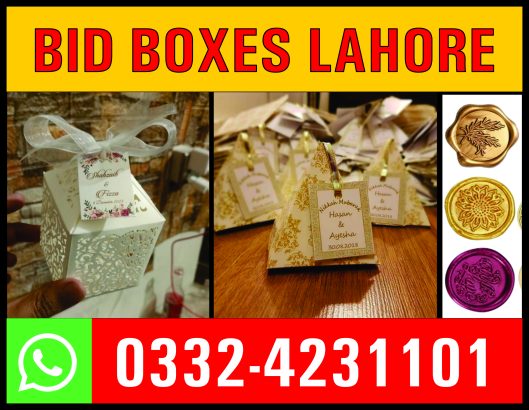 Bid boxes Lahore Pakistan