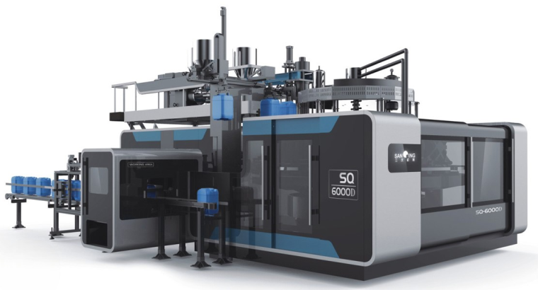 FUDL 6 Station Rotary Extrusion Blow Machine